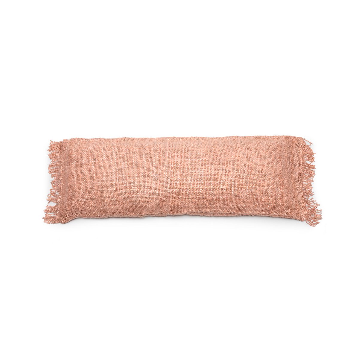 Housse de coussin traversin en coton Oh My Gee – Rose Saumon – 35×100cm | Bazar Bizar