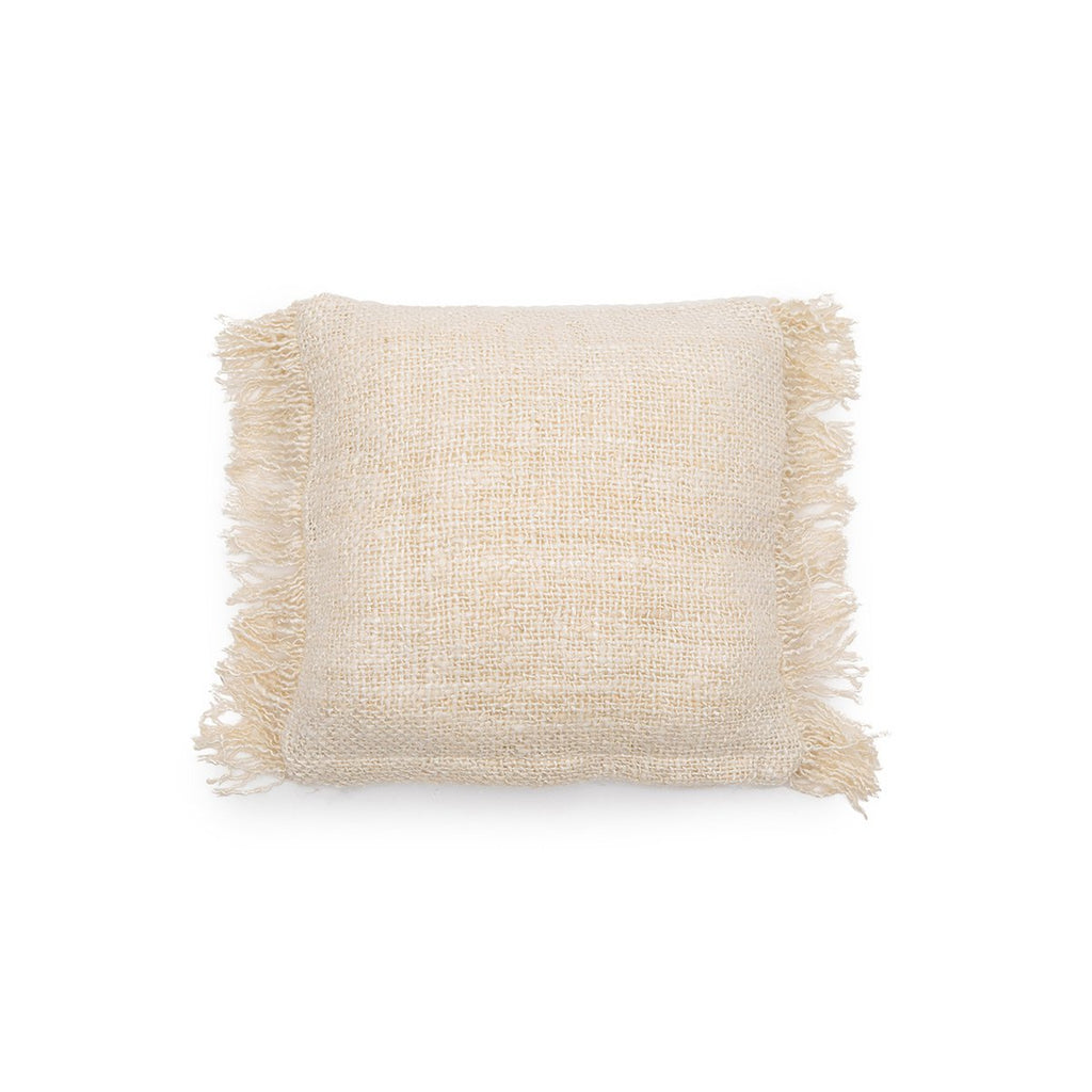 Housse de coussin en coton Oh My Gee – Crème – 40×40cm | Bazar Bizar