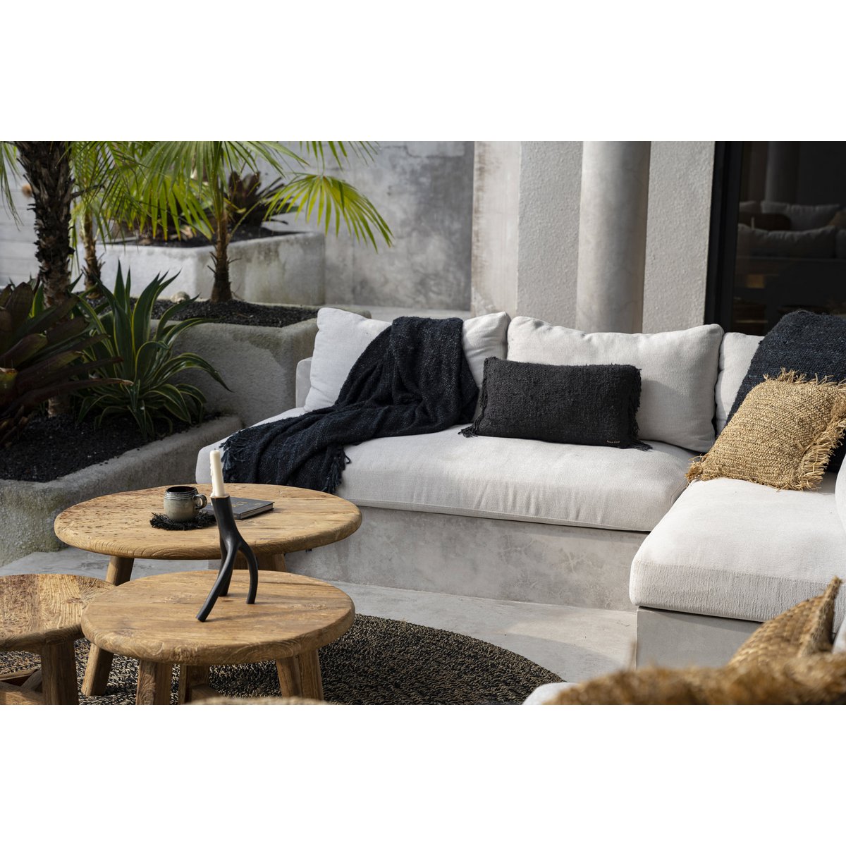 Housse de coussin Oh My Gee – Noir Marine – 30×50cm | Bazar Bizar
