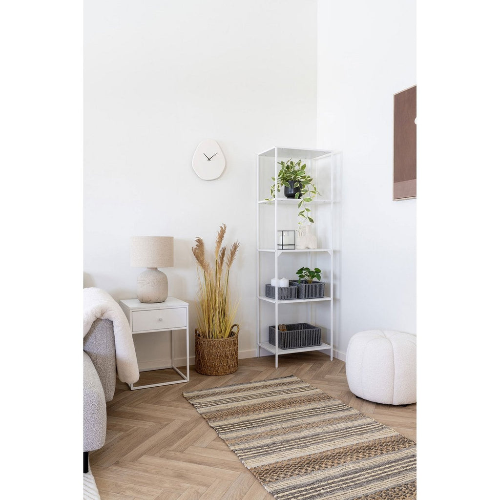 Lampe de Table Bilby - Céramique Marron Clair, Cordon 150 cm