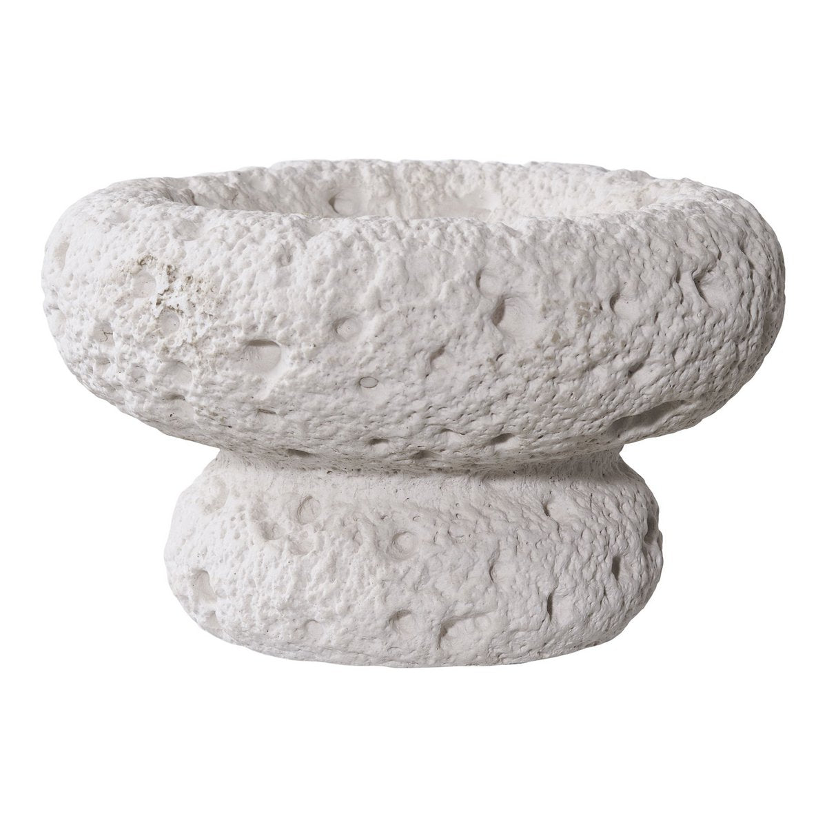 Bougeoirs en ciment – Gris (lot de 2)
