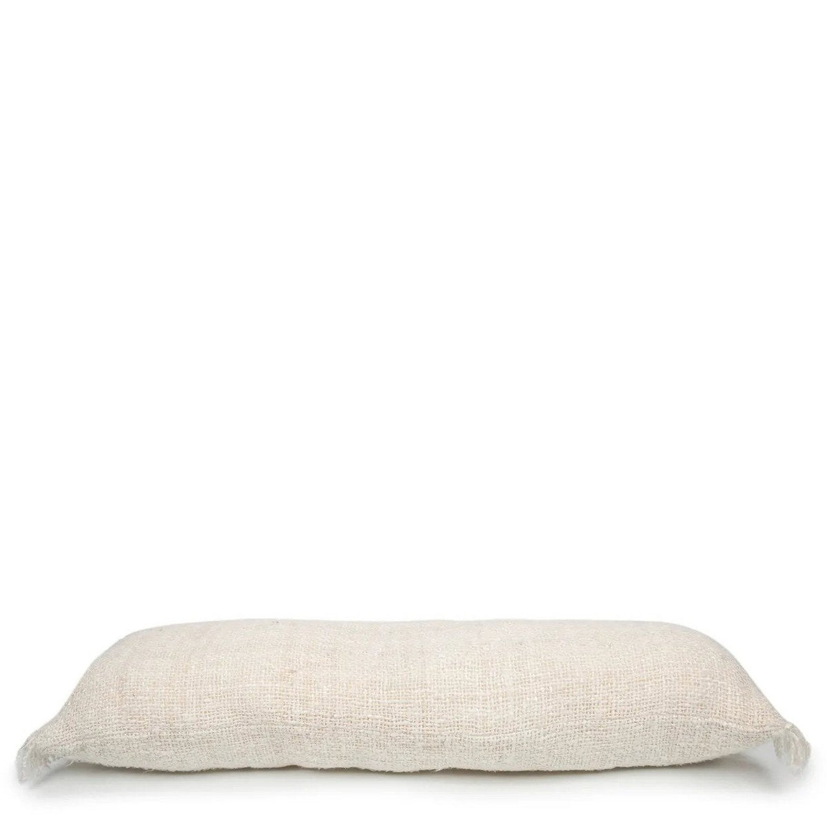 Housse de coussin traversin en coton Oh My Gee – Crème – 35×100cm | Bazar Bizar
