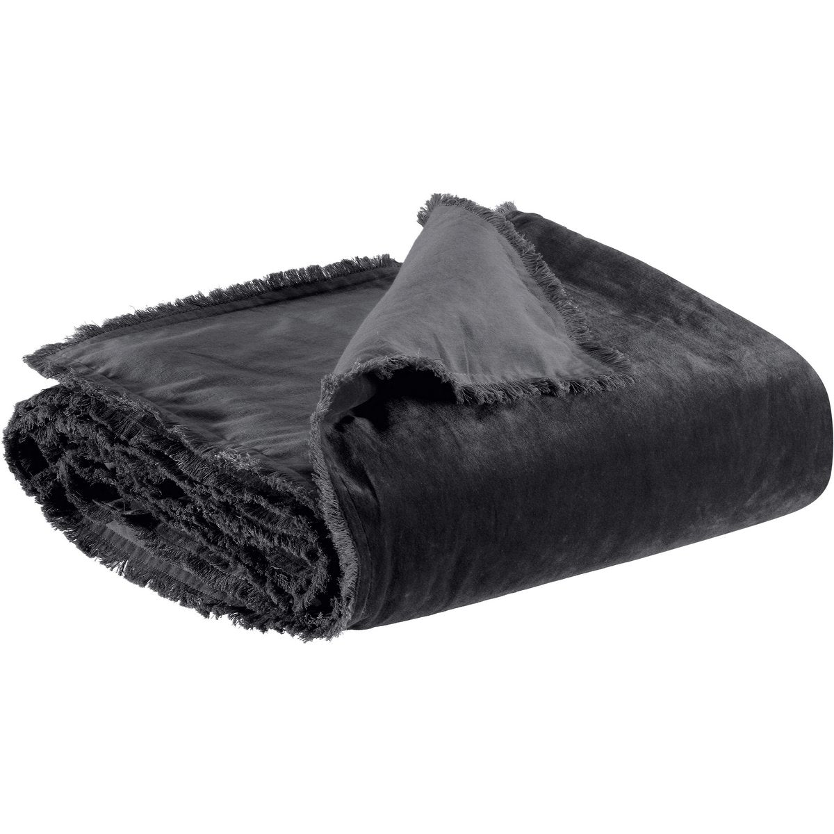 Édredon Uni Fara Caviar – 85 x 200 cm | Vivaraise