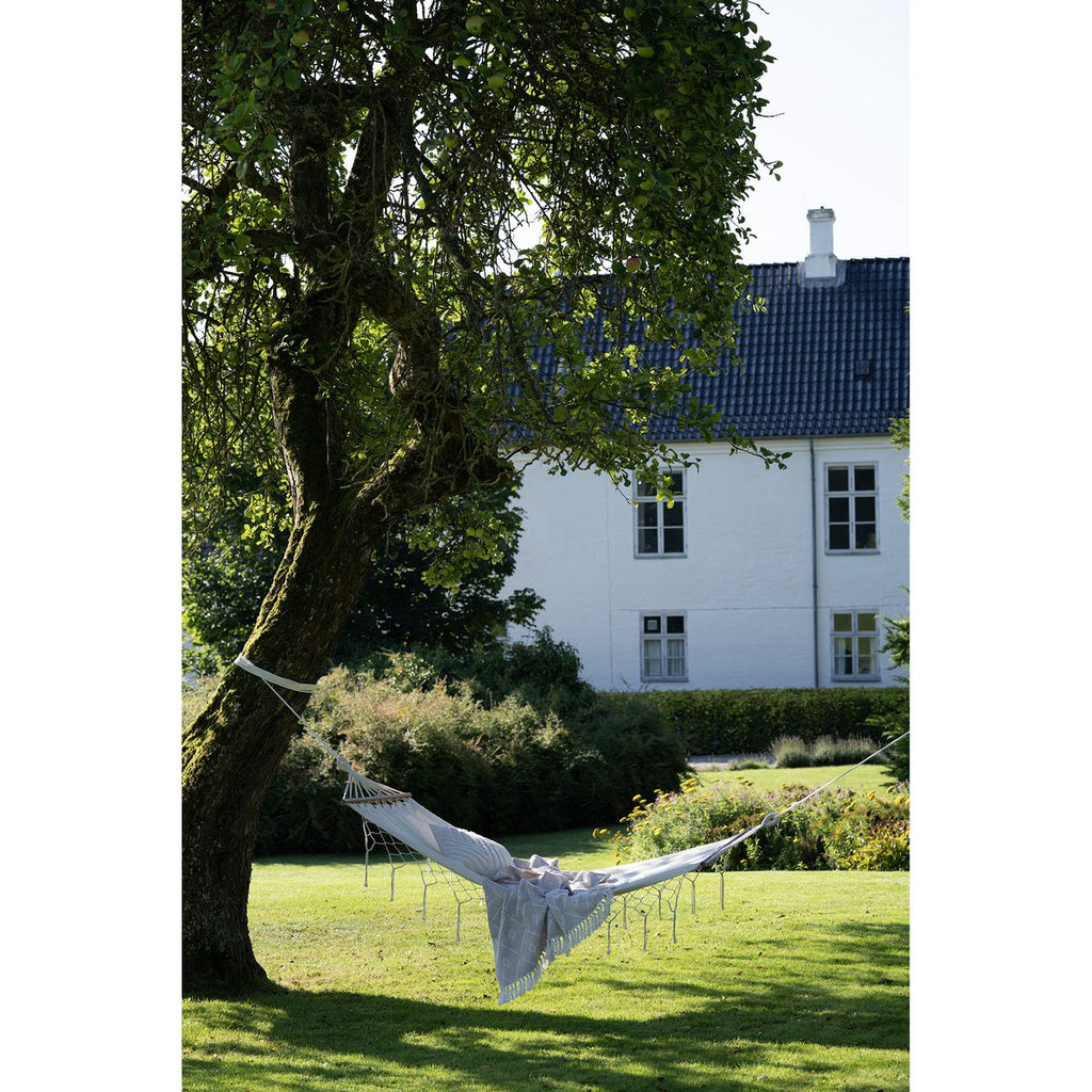 Hamac Edessa – Coton & polyester, blanc cassé