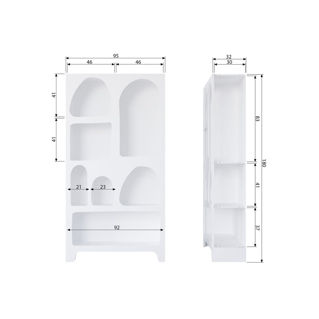 CAZ CABINET LARGE BLANC [fsc]