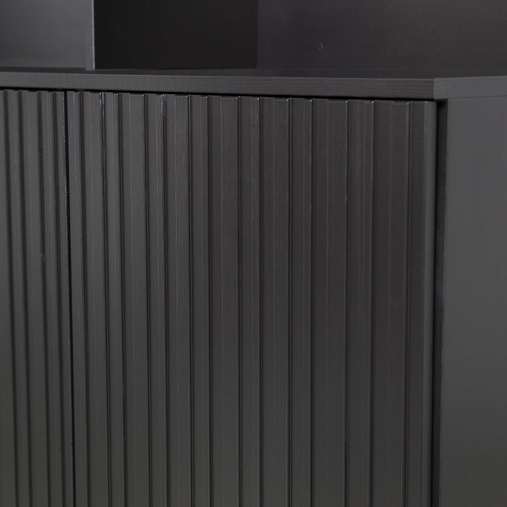 New Gravure – Armoire murale en pin noir