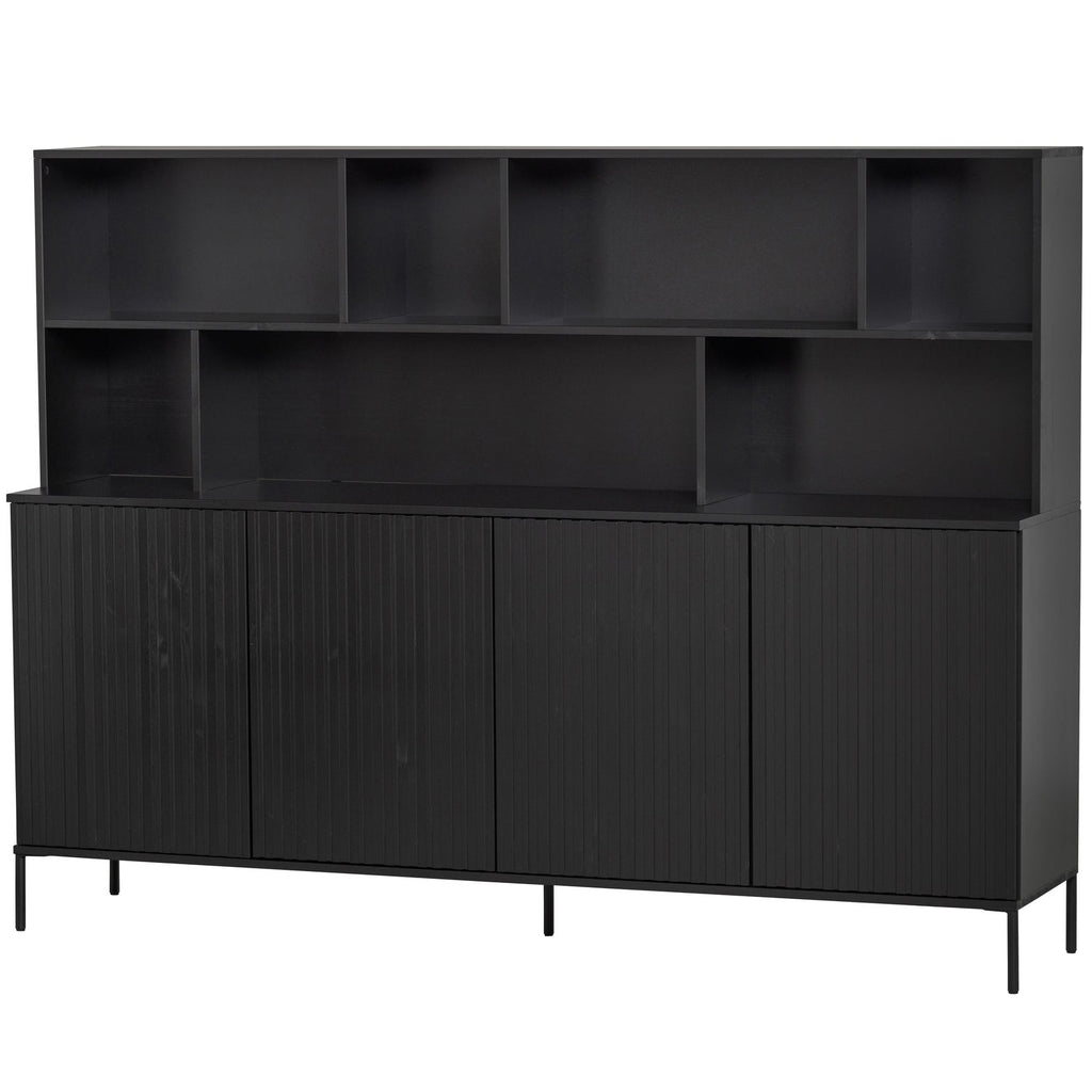 New Gravure – Armoire murale en pin noir