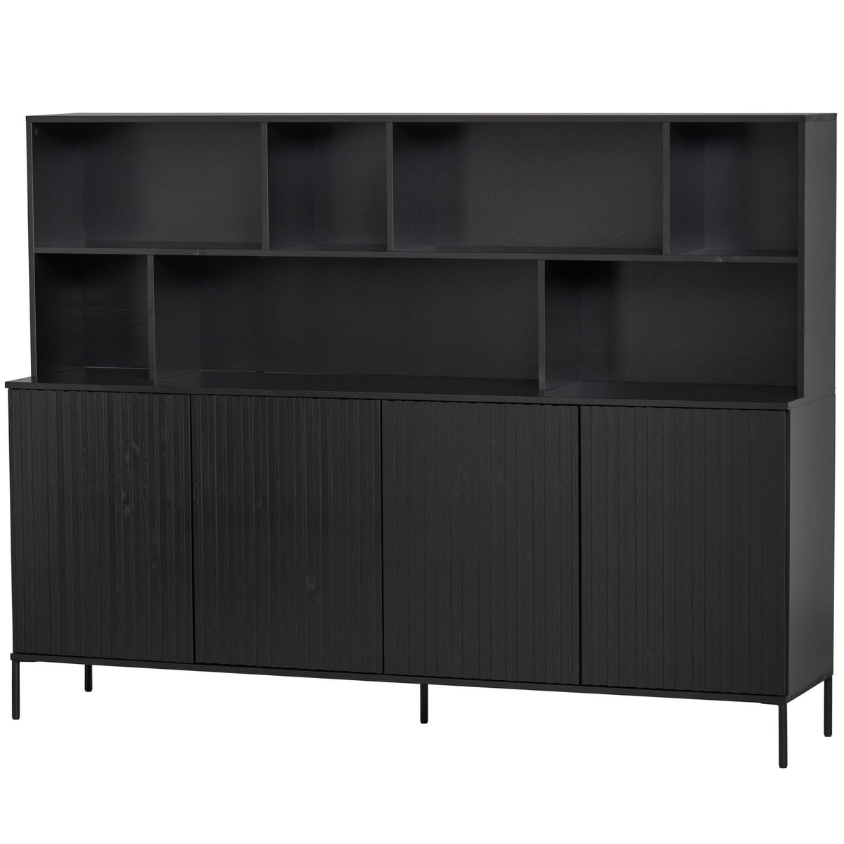 New Gravure – Armoire murale en pin noir