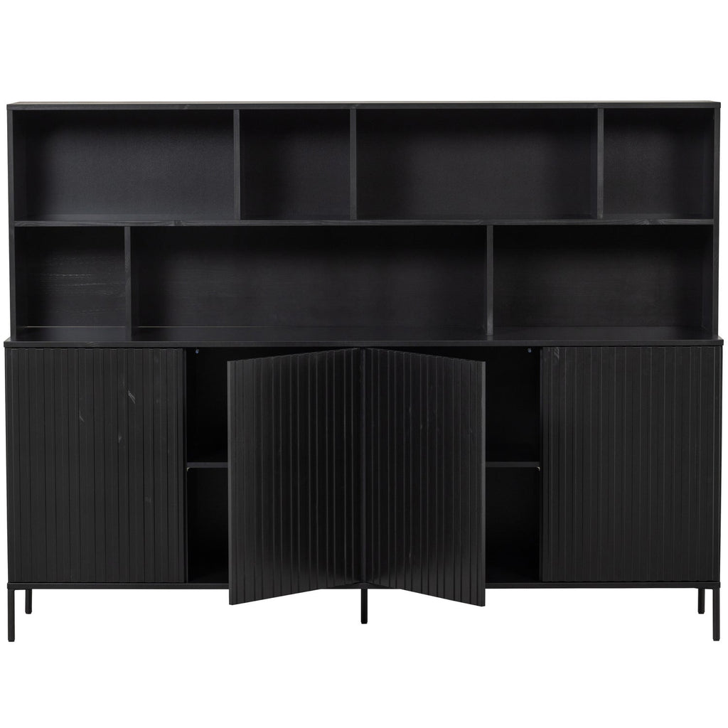 New Gravure – Armoire murale en pin noir
