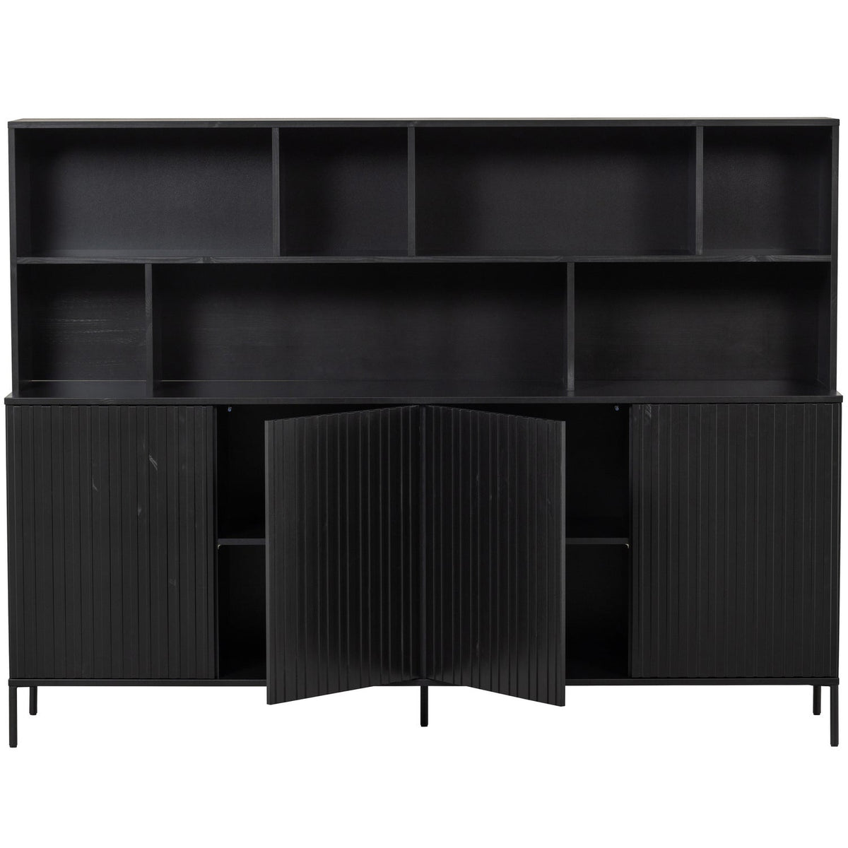 New Gravure – Armoire murale en pin noir