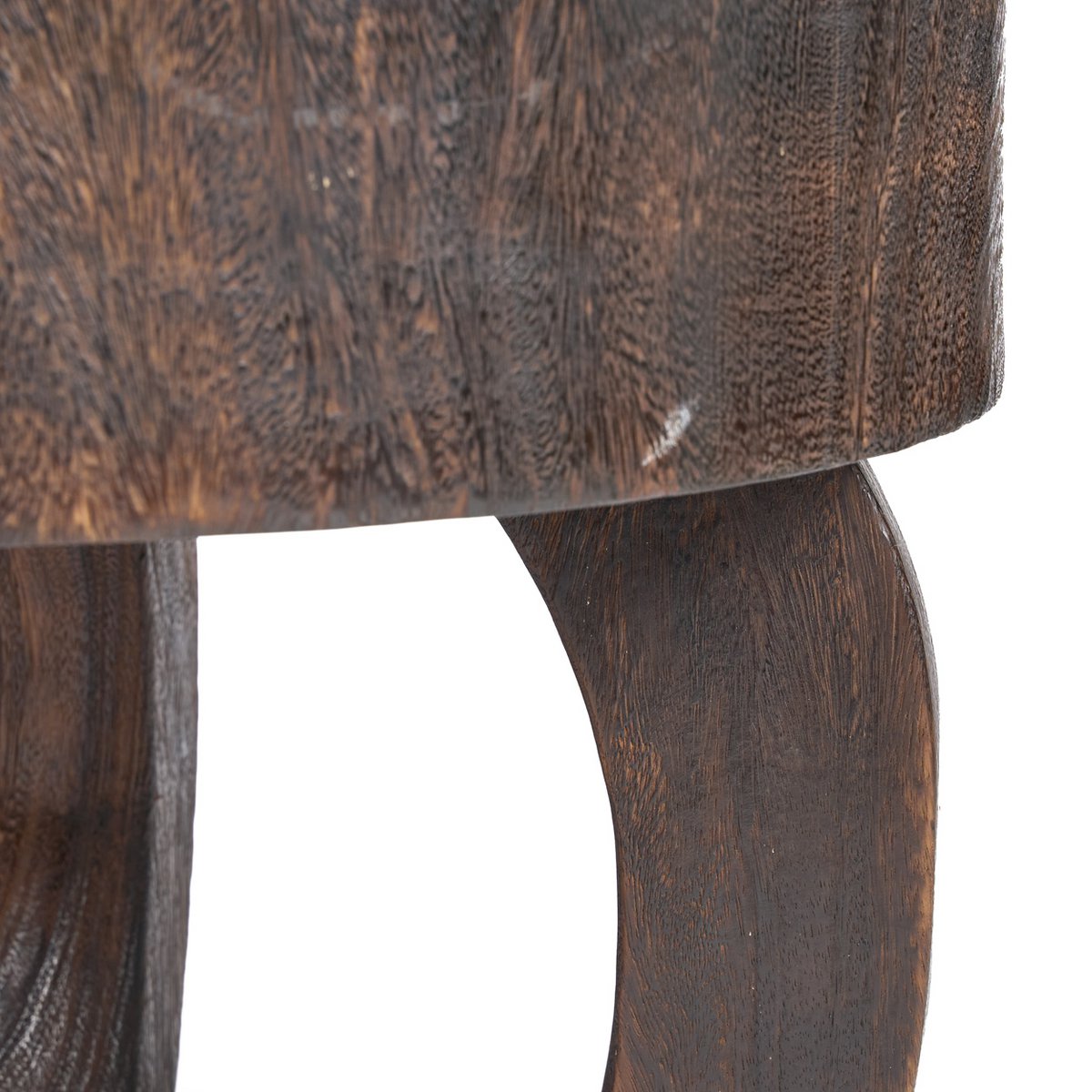 Table basse en bois de manguier Octo Chic – Noyer foncé | Bazar Bizar