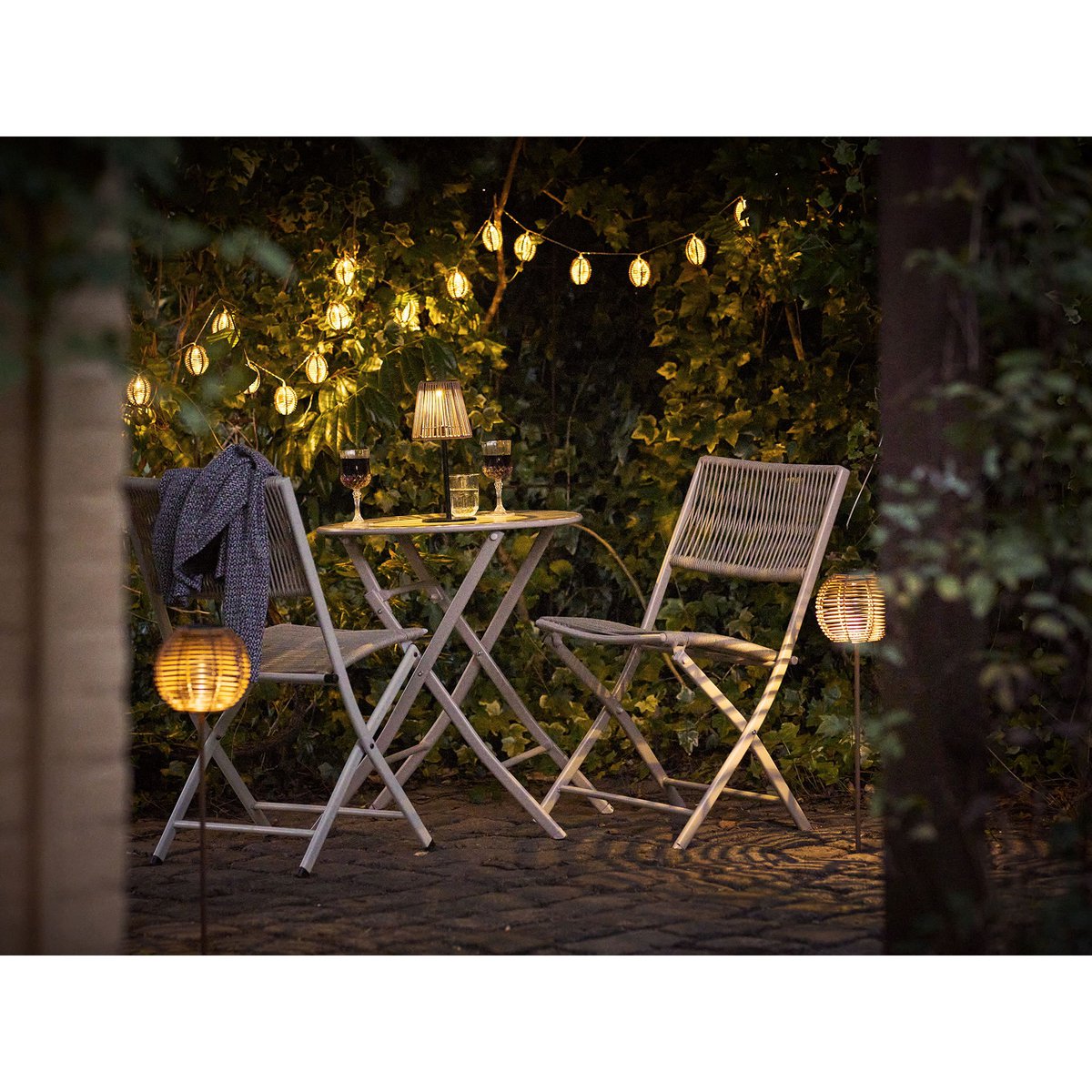 Lampe solaire Carlisle – Naturel