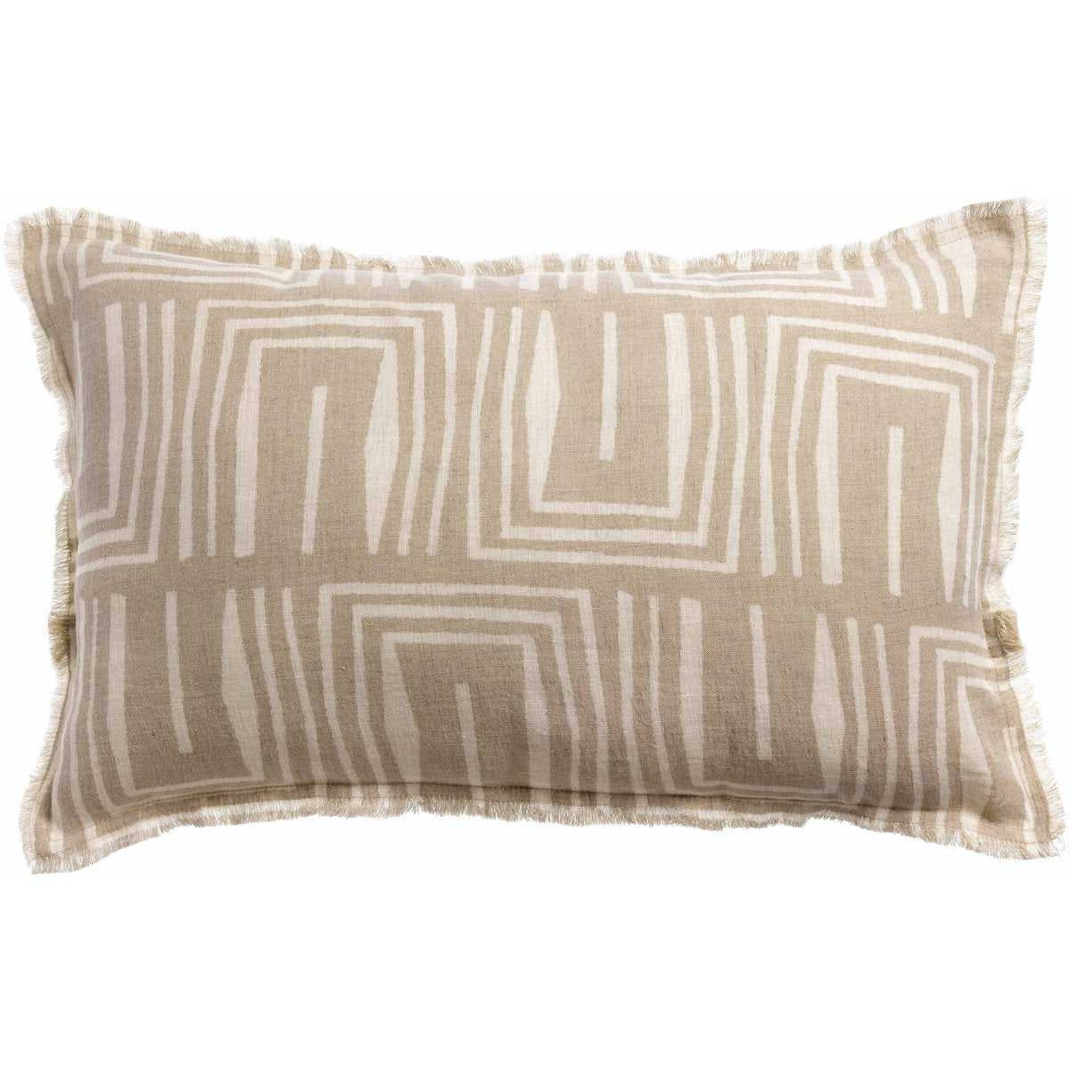 Coussin imprimé Tina Naturel 40 x 65