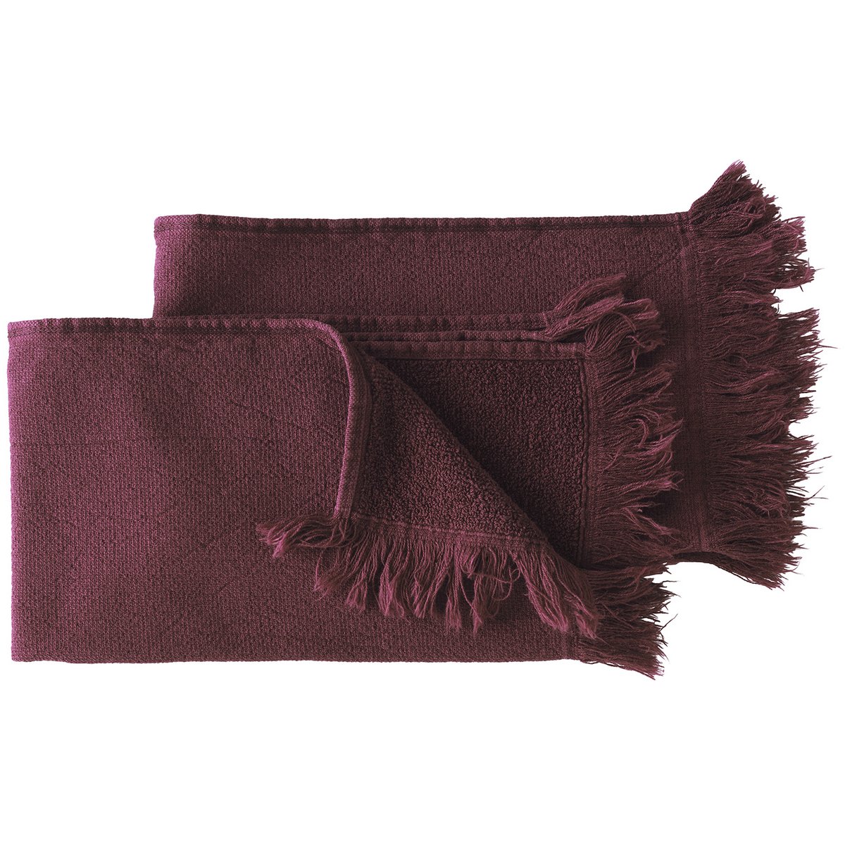 Lot de 2 Serviettes Invités Luna Wine – 30 x 50 cm