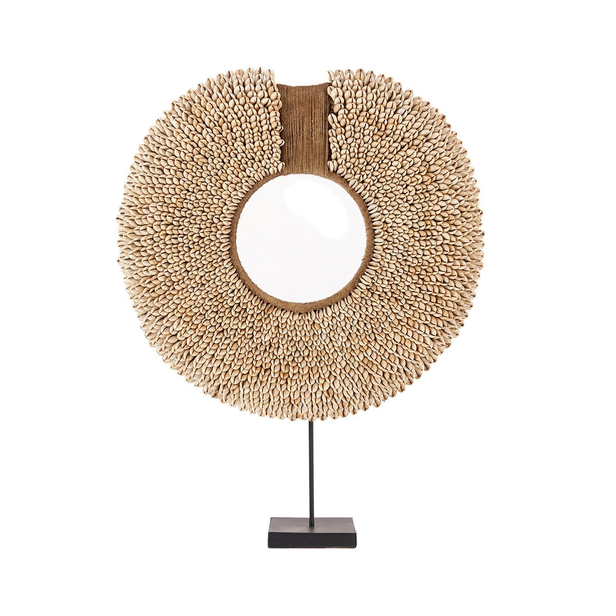 Shell Réunion sur support – décoration en coquillages naturels, 48 cm