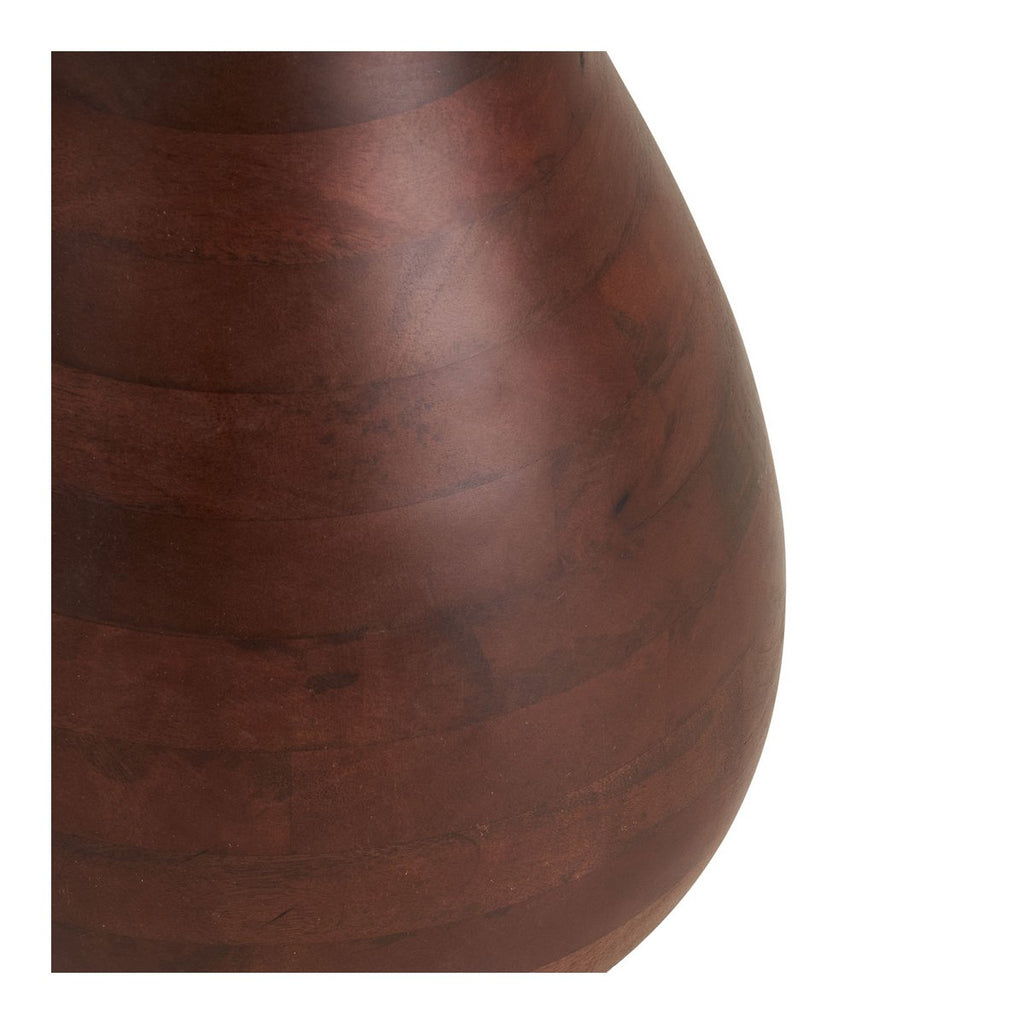 Table d'Appoint Heide - Manguier & Marbre, Ø40x41 cm