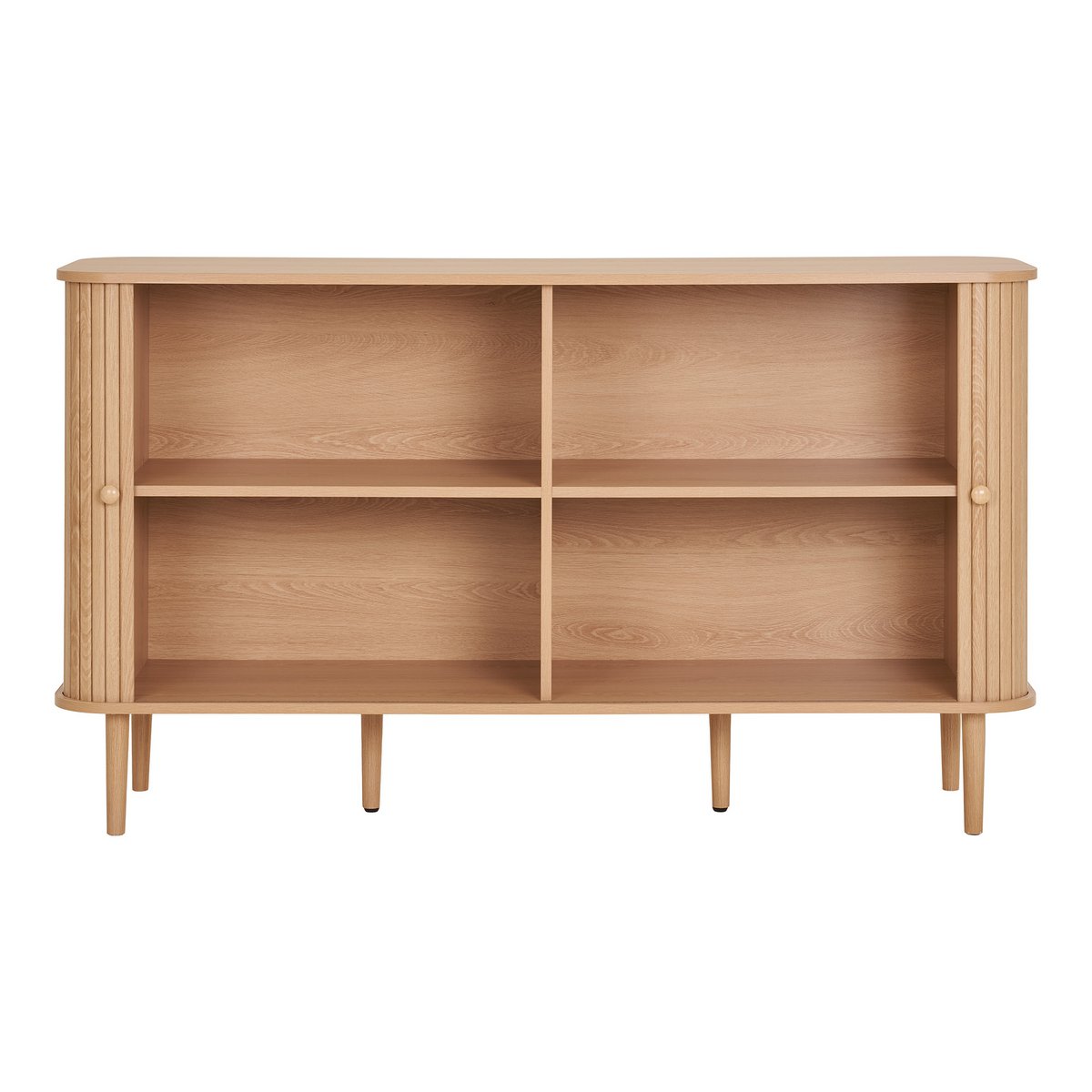 Buffet Nikko - MDF & Pin Naturel, 140x40x79 cm