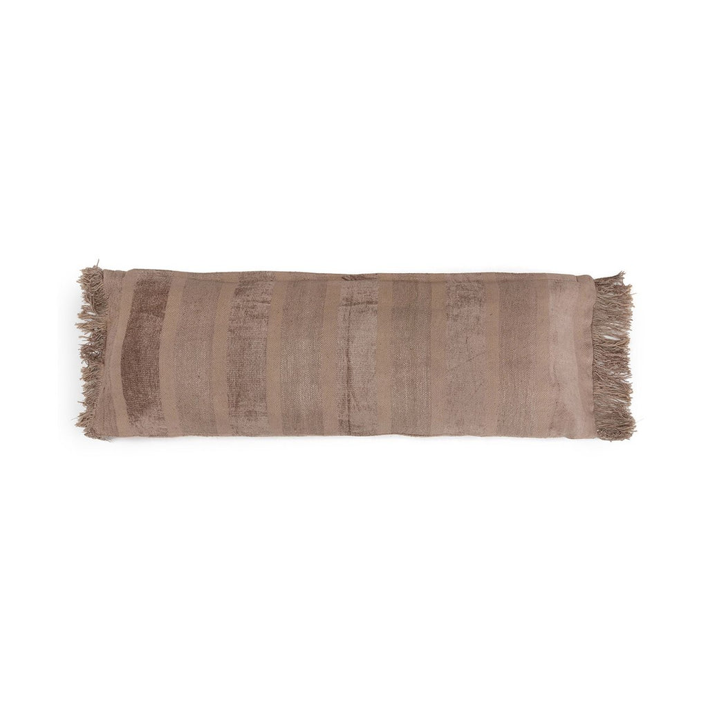 Housse de coussin longue Oh My Gee – Velours Béton – 35×100cm | Bazar Bizar