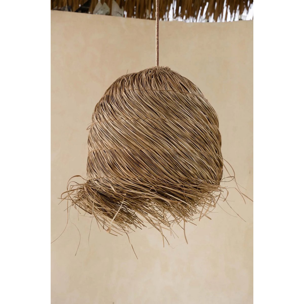Suspension en herbe naturelle Wicked Pendant – Naturel | Bazar Bizar
