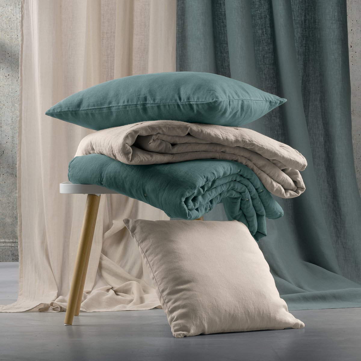 Zeff - Naturel - Coussin 45 x 45 cm