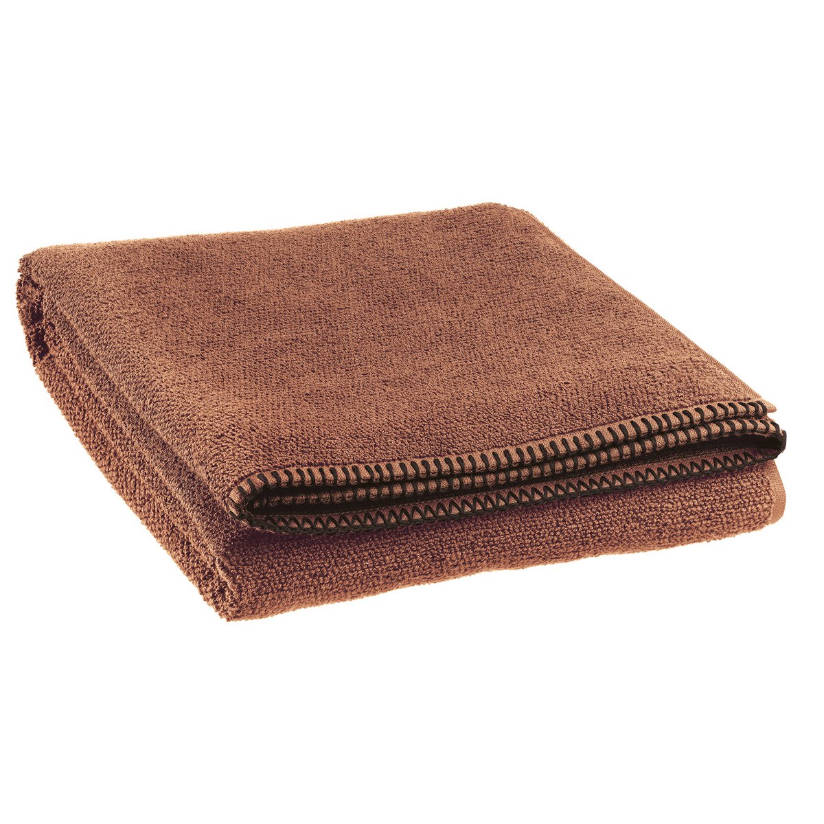 Drap de bain Bora Cacao en coton 90 × 150 cm