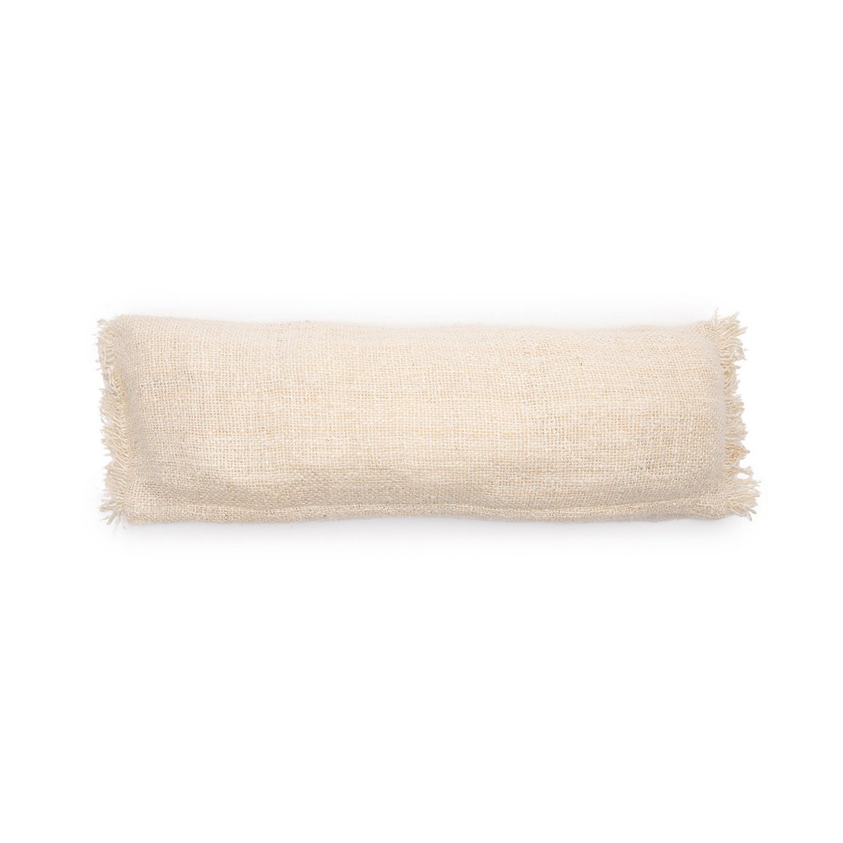 Housse de coussin traversin en coton Oh My Gee – Crème – 35×100cm | Bazar Bizar