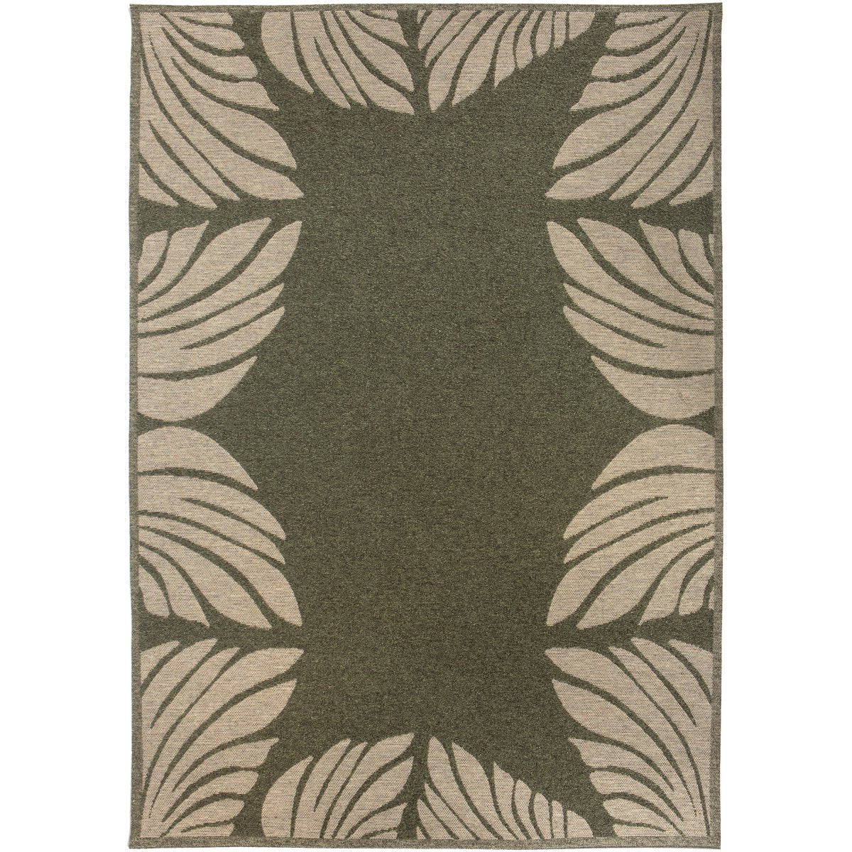 Tapis d’extérieur Nilos Eucalyptus en polyester recyclé 160 × 230 cm