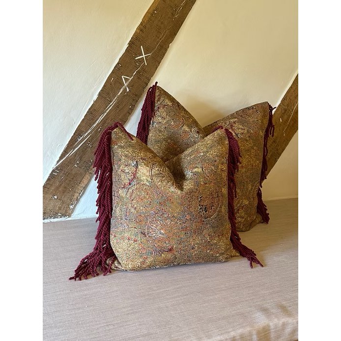 Coussin décoratif fait main Abby 50x50