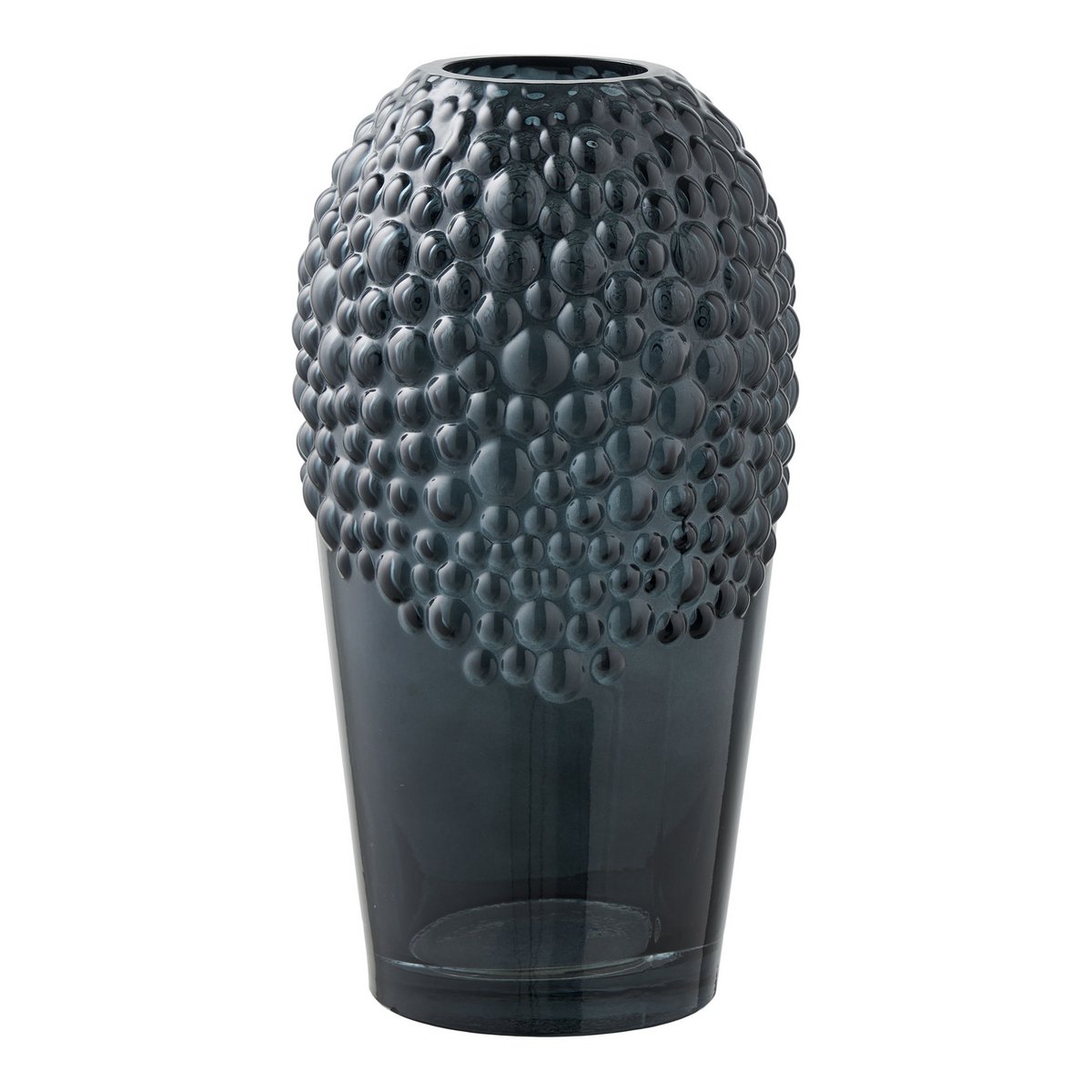 Vase en verre – Gris foncé