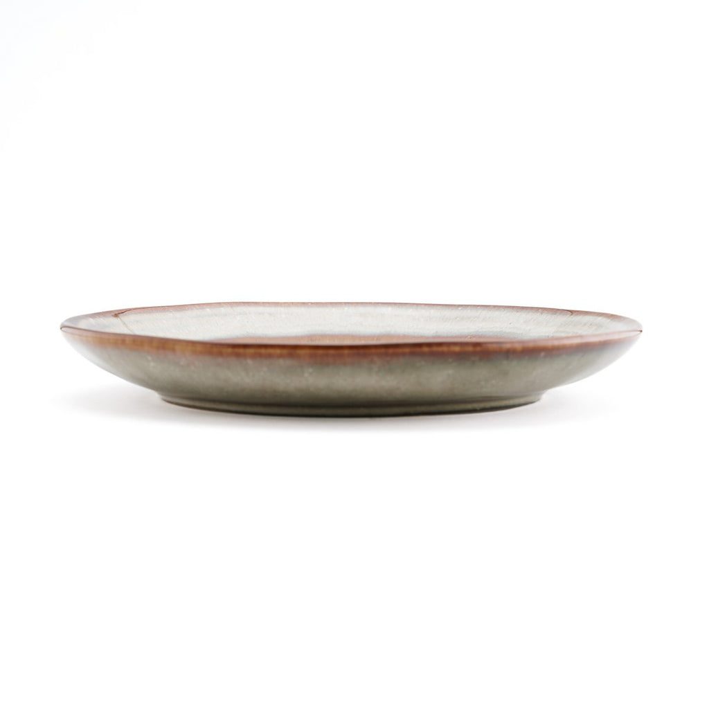Assiette apéritif en grès Comporta – Glaçure Craquellée | Bazar Bizar