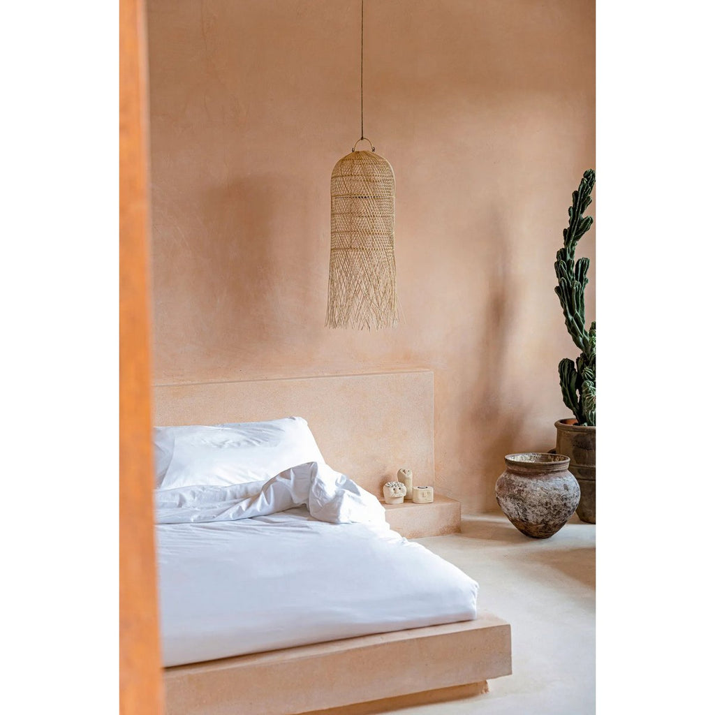 Suspension en rotin naturel Calmar – Naturel – M | Bazar Bizar
