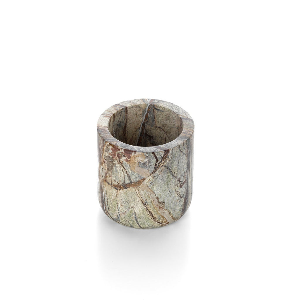 Pot à fleurs en marbre Bidasar vert – The Bidasar Planter | Bazar Bizar