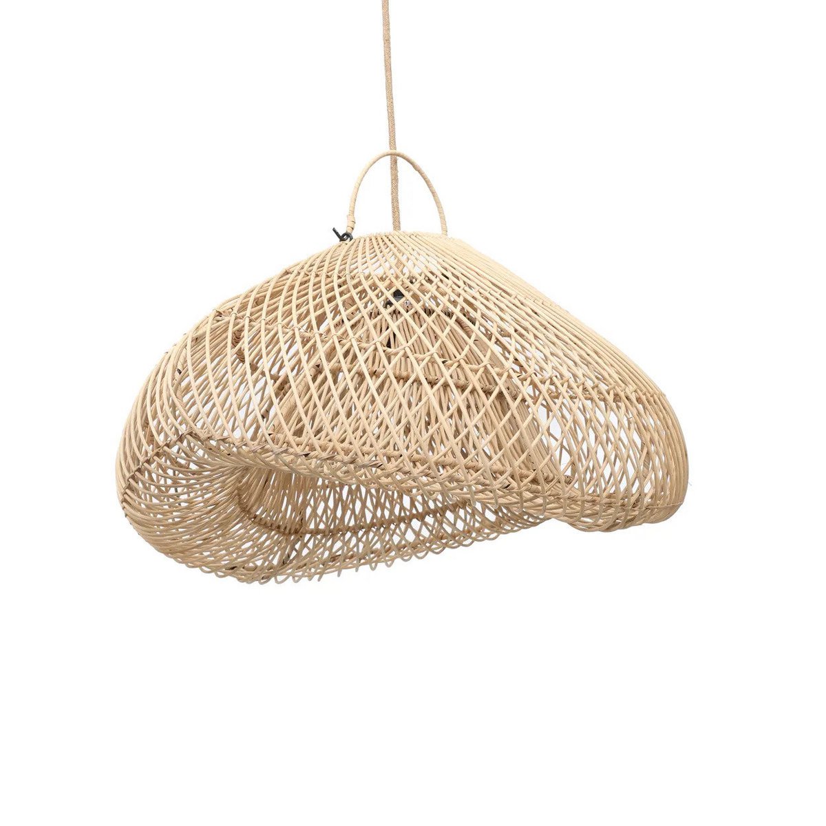 Suspension en rotin The Cloud – Naturel – M | Bazar Bizar