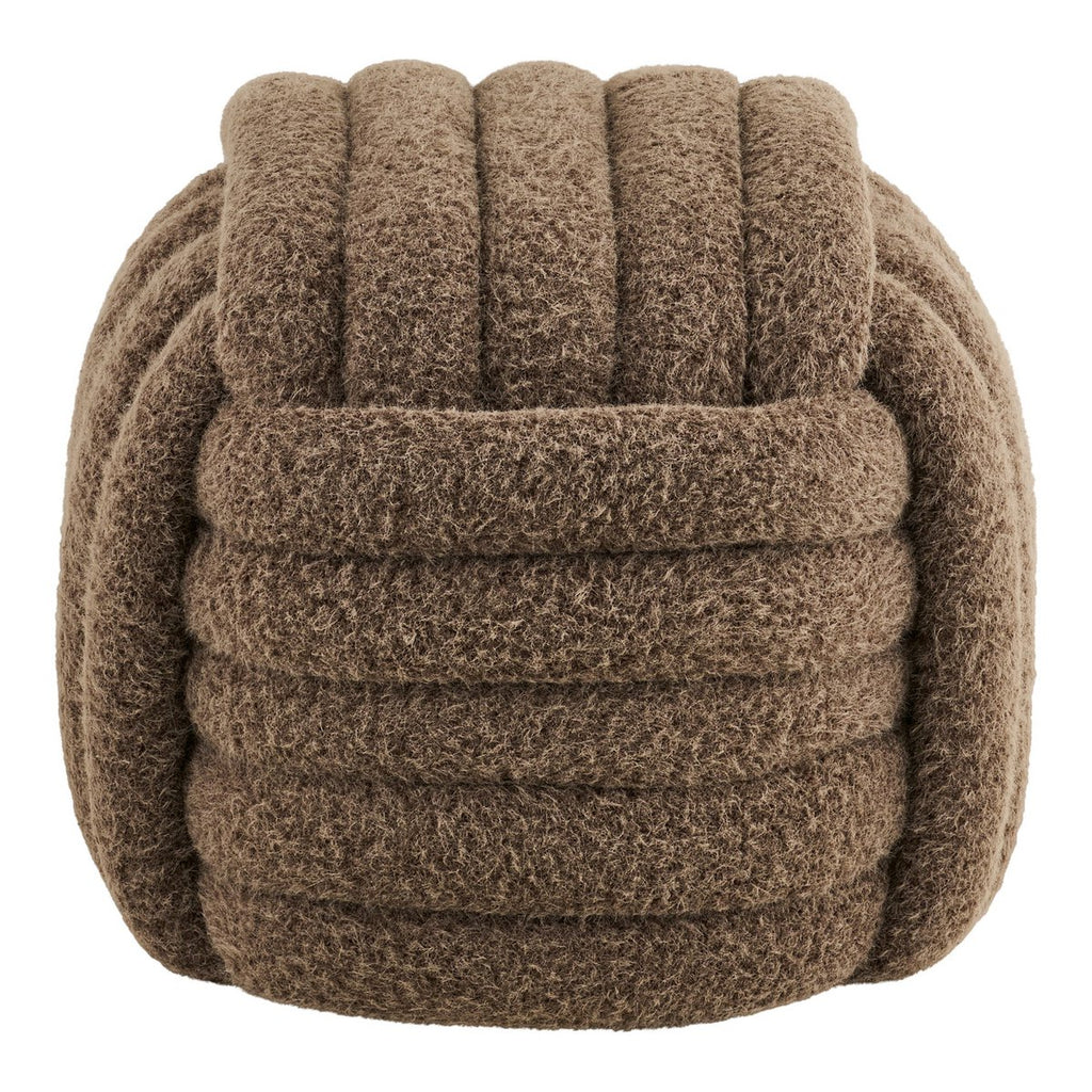 Pouf Napier – Marron, 48x48x43 cm