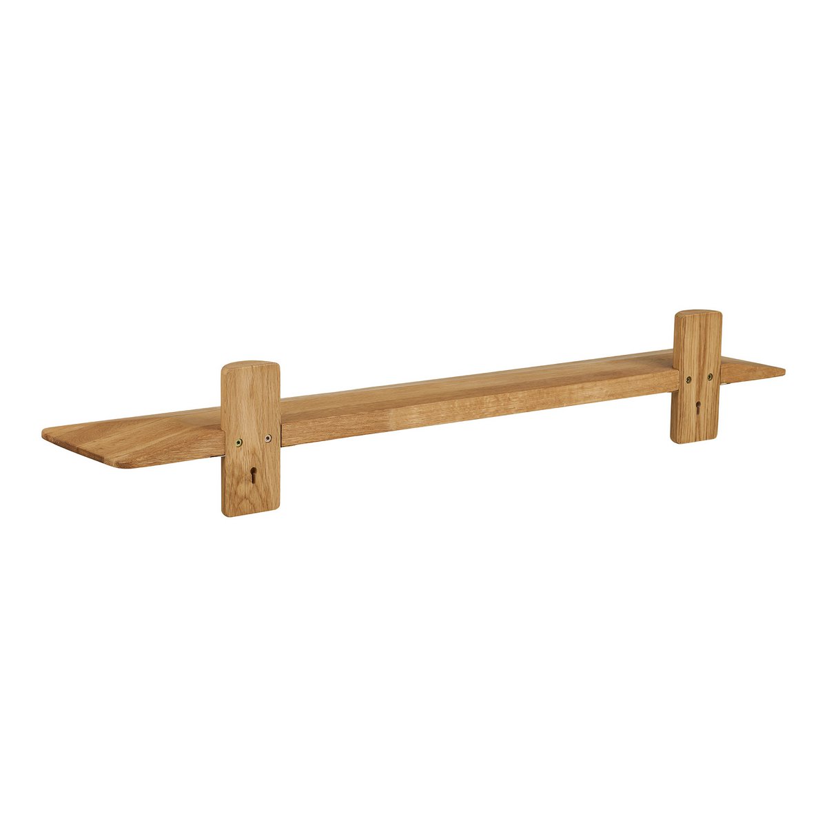 Étagère murale Calcata chêne – 110 × 22 × 18,5 cm