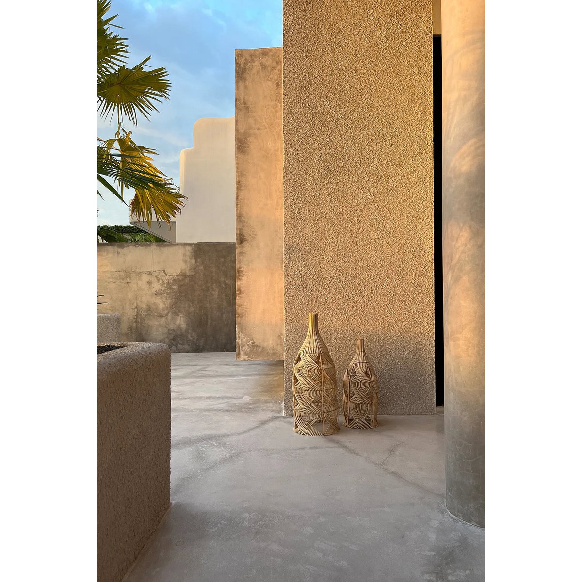 Suspension en rotin Garaffa – Naturel – L | Bazar Bizar