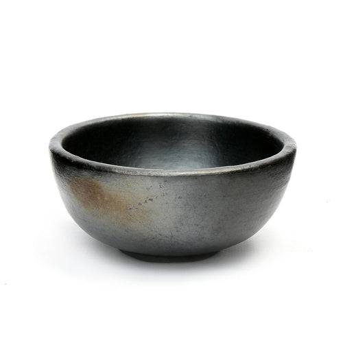Bol en terre cuite brûlée Burned Bowl – Noir – S | Bazar Bizar