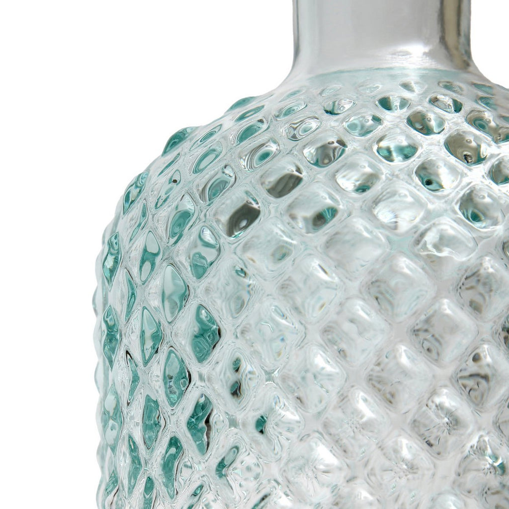 Bouteille Zuanshí en verre bleu 28 cm