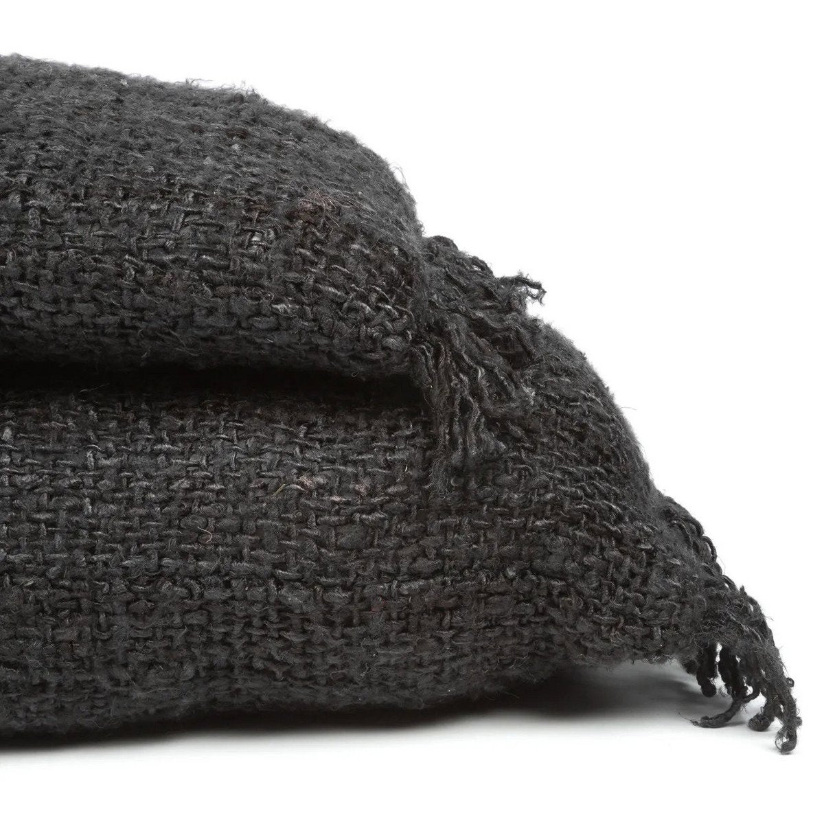 Housse de coussin longue Oh My Gee – Noir Marine – 35×100cm | Bazar Bizar