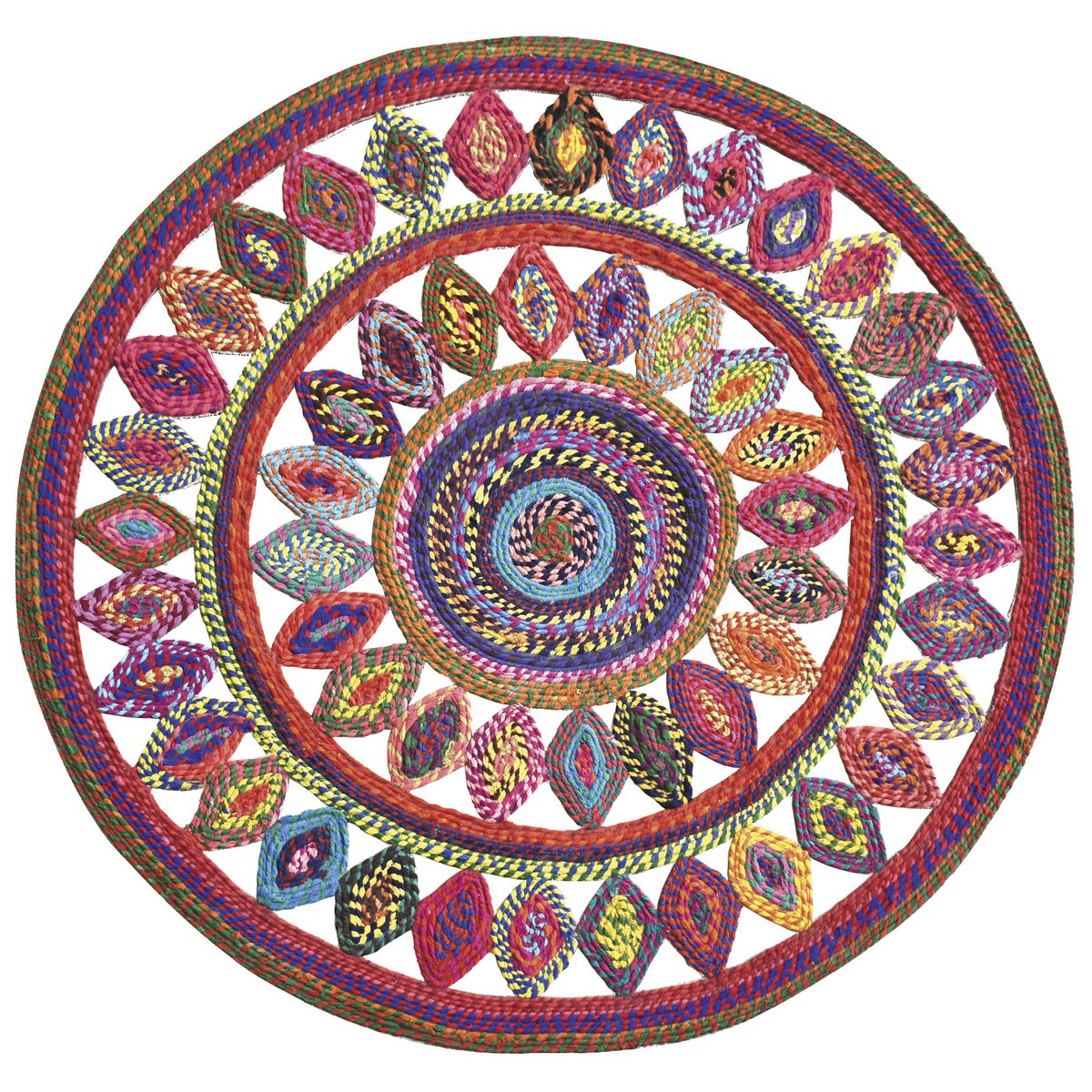 Tapis Bowey Multicolore diamètre 90