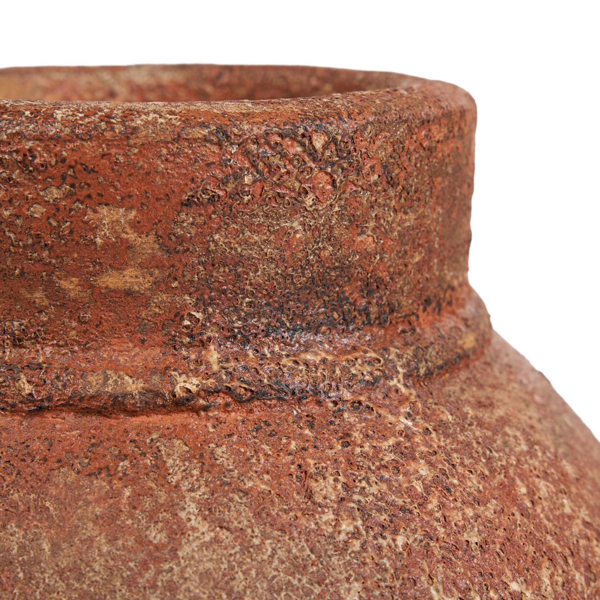 Vase Amphora Rustica en terre cuite 40 cm