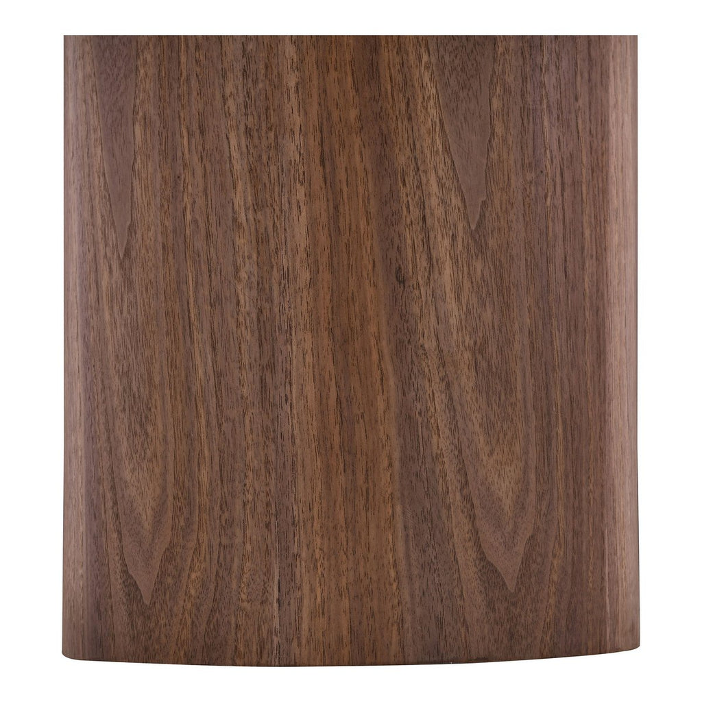 Table Basse Noli - Céramique & Frêne, Ø60x42 cm