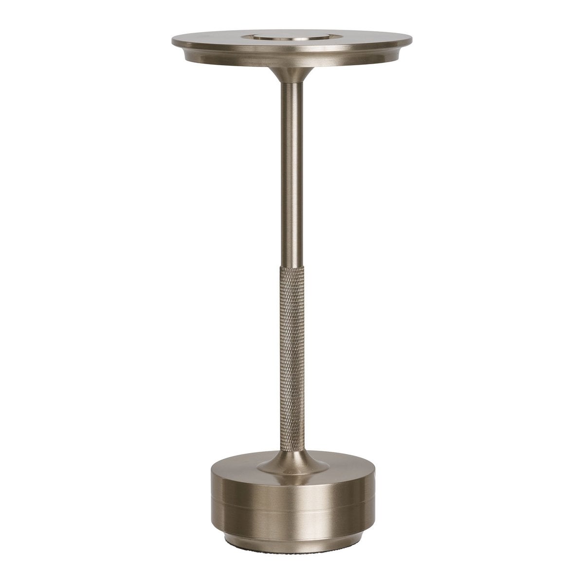 Lampe de Table LED Lyneham - Aluminium Argenté, 13x13x28,5 cm