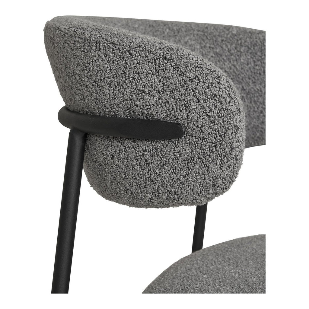 Chaise de Salle à Manger Mira - Gris Clair, 59x55x79,5 cm - Lot de 2