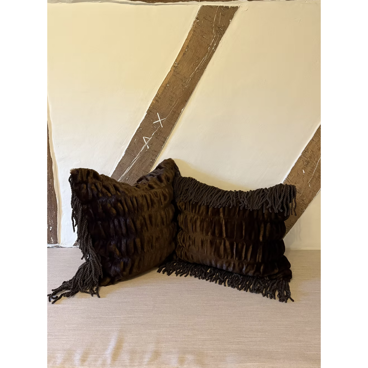 Coussin décoratif fait main Chrissy 50x50