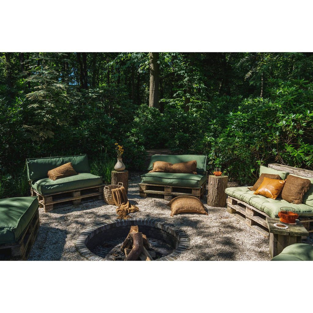 Housse de Coussin Cuir Camel - 40x40 cm