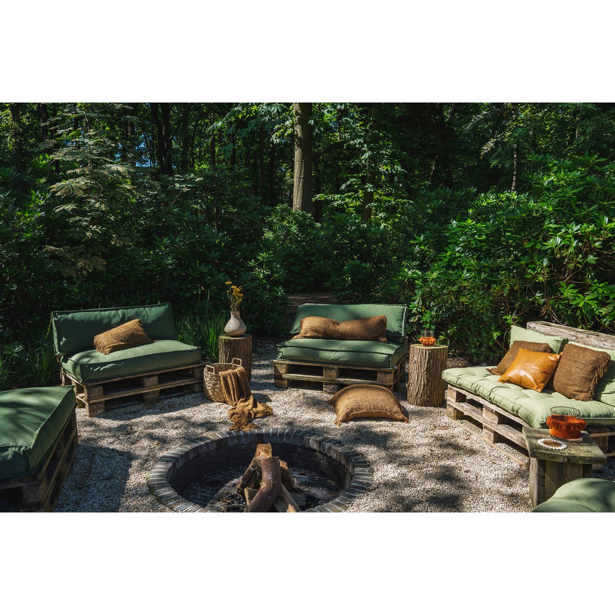 Housse de Coussin Cuir Camel - 40x40 cm