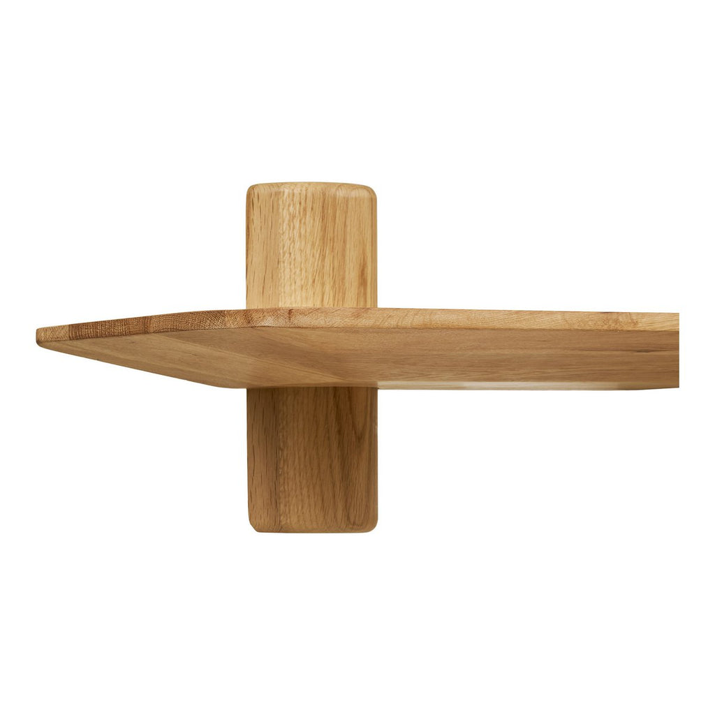 Étagère murale Calcata chêne – 110 × 22 × 18,5 cm