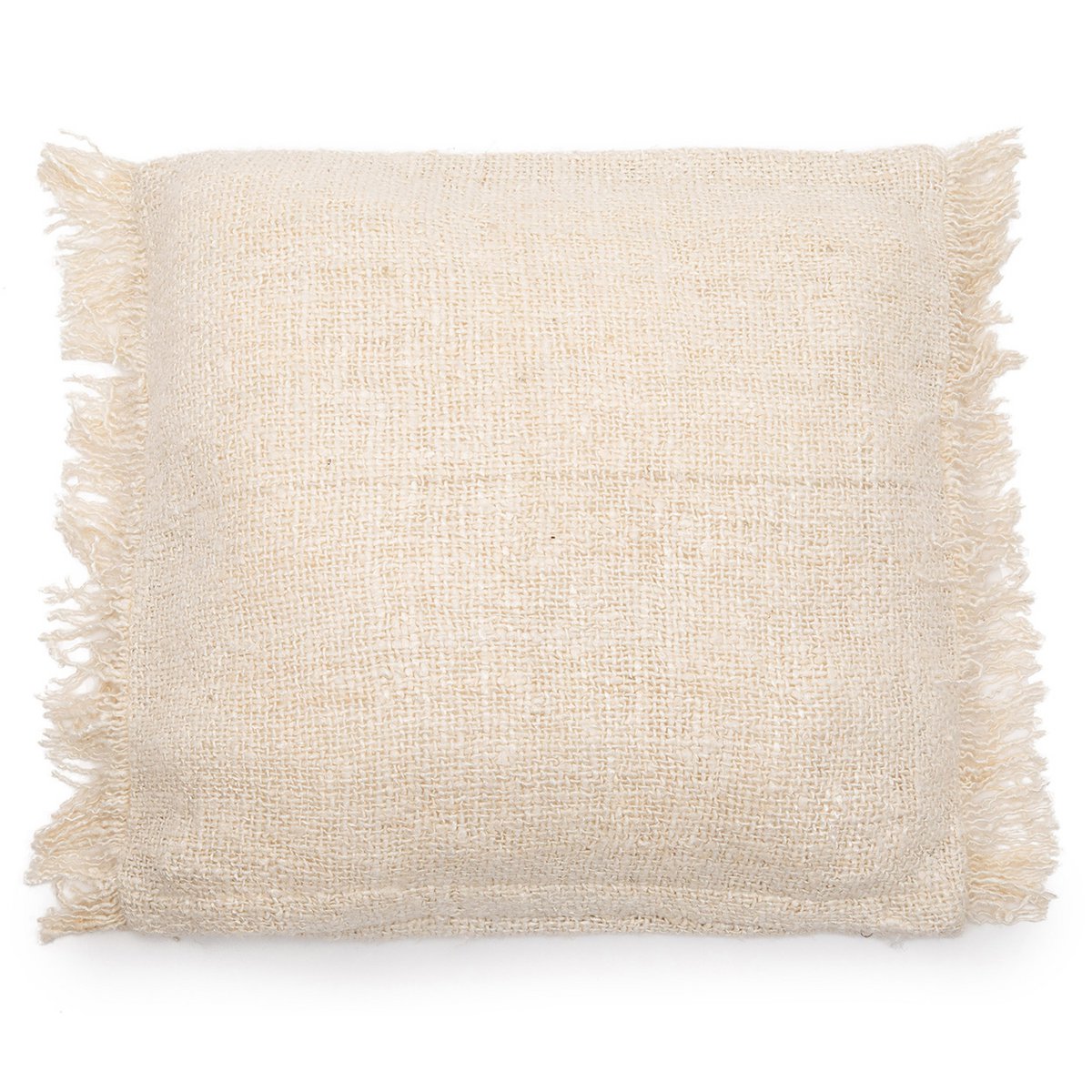 Housse de coussin en coton Oh My Gee – Crème – 60×60cm | Bazar Bizar