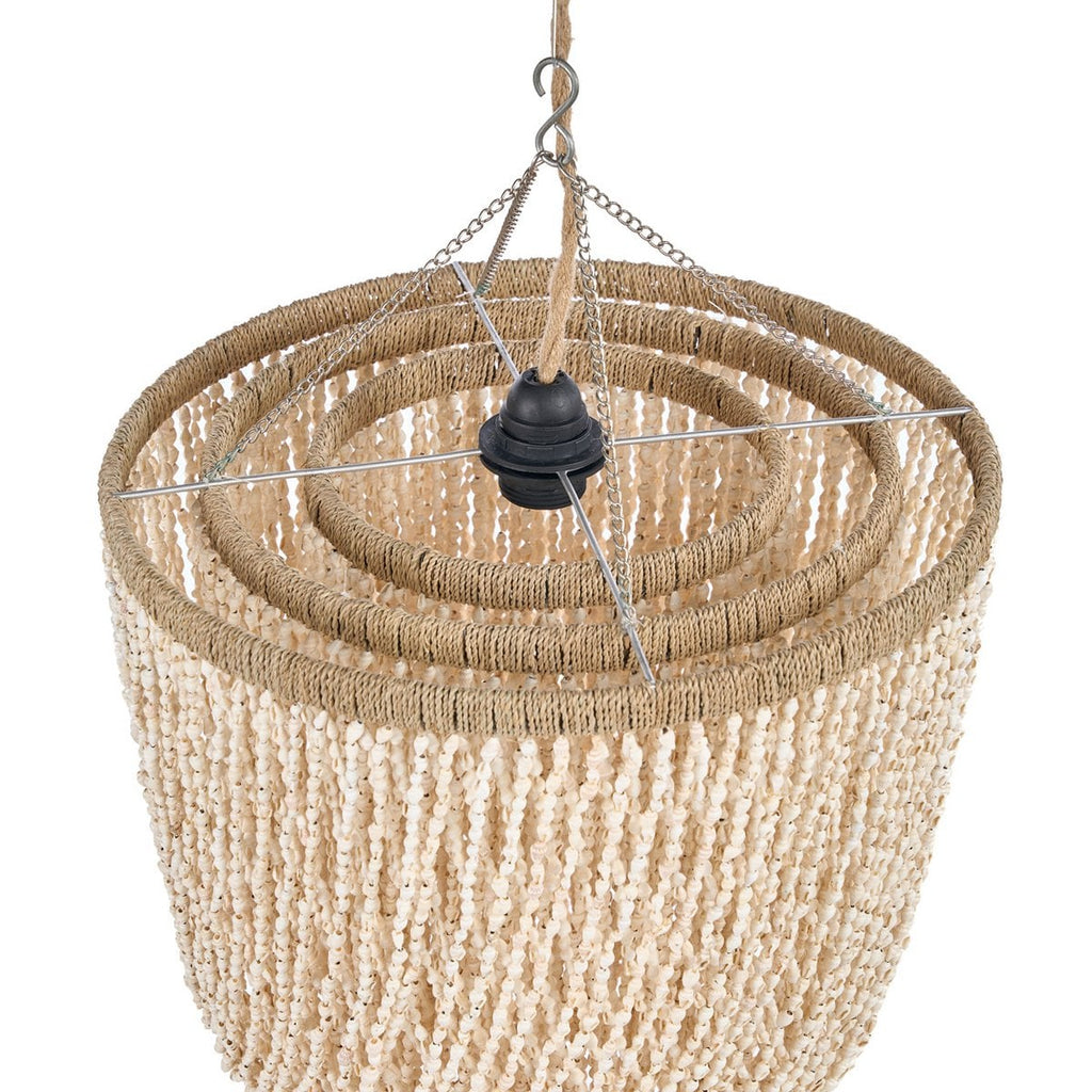 Lustre Coquille Lagon - Naturel - M